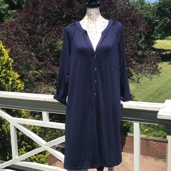   NWOT LILLY PULITZER Bailor True Blue Dress - Picture 4 of 9